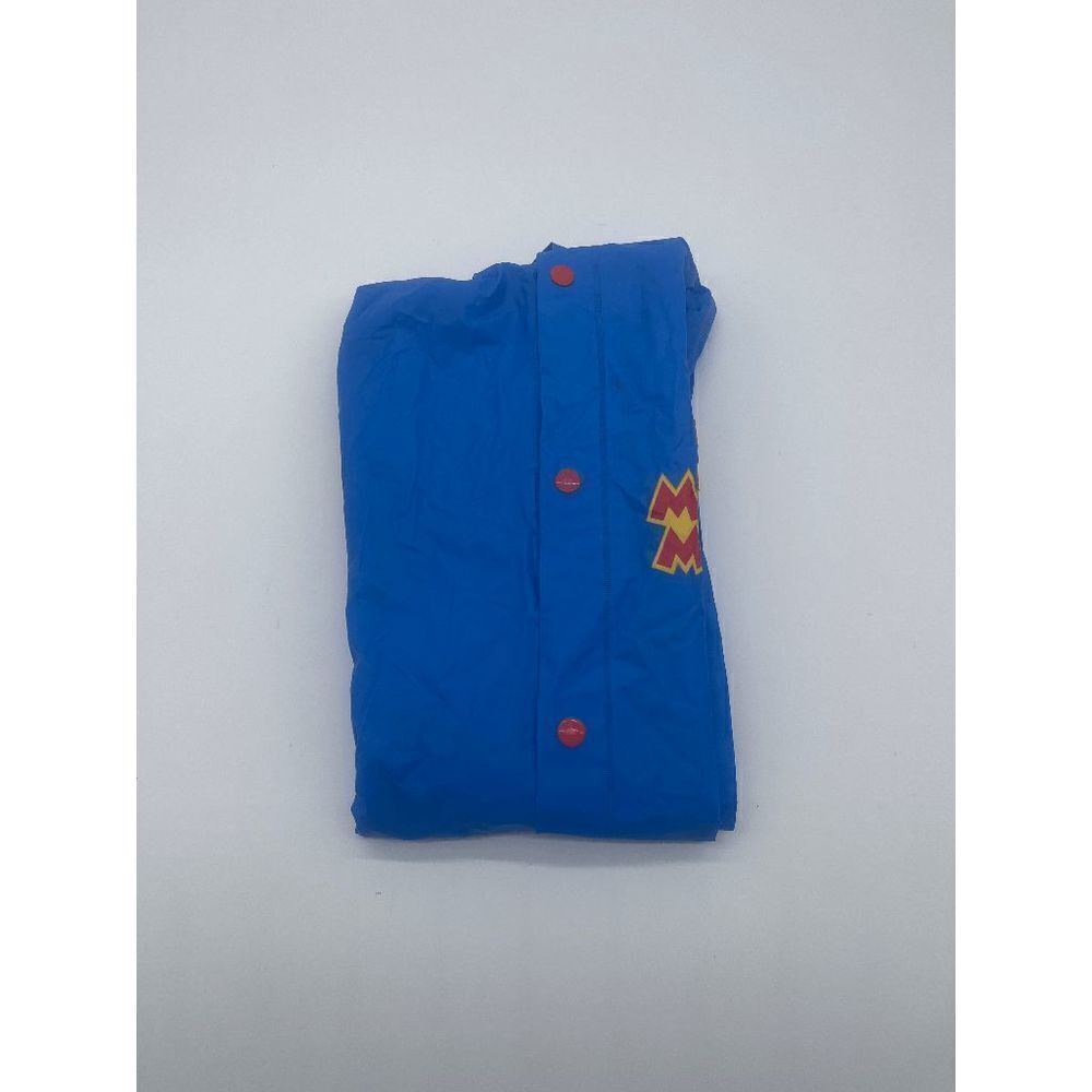 Disney Mickey Mouse Kids Rain Jacket Hooded Snap on Unisex Sz M*